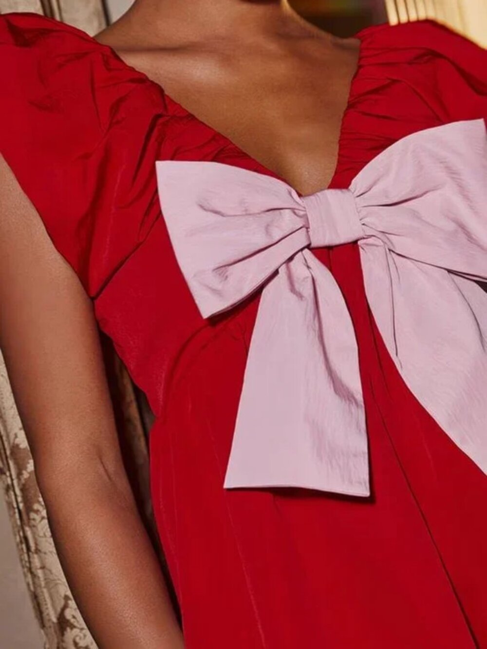 Butterfly Bow Mini Dress